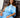 Blouse SATIN light blue