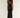 robe longue drapée noir