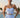 Bustier cropped bleu ciel