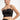 Top bustier noir