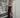 Robe longue à sequins noir